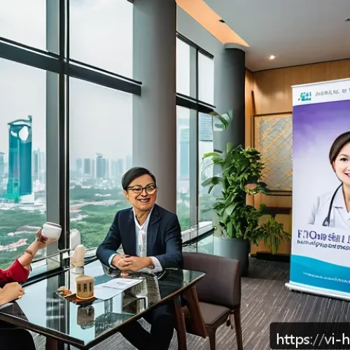 Home 17 건강코칭 전문가 네트워킹 전략 - A professional networking event in Ho Chi Minh City featuring diverse Vietnamese healthcare experts ...